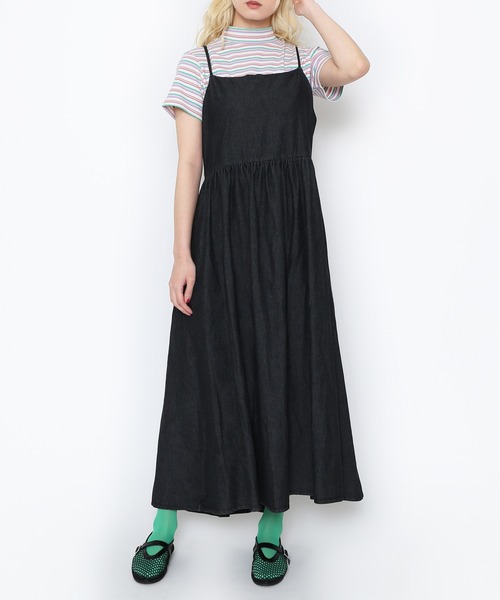 PUNYUS（プニュズ）の「マルチボーダーハイネックリブＴシャツ（Tシャツ/カットソー・レディース・オレンジ/ピンク・1/2/3/4）」の10枚目の写真