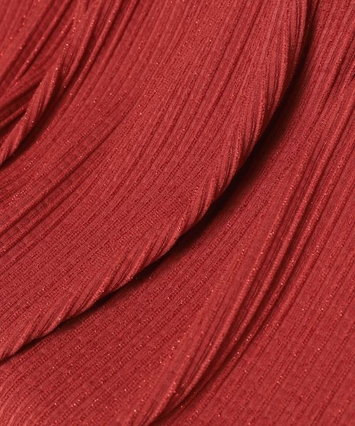 JEANASIS（ジーナシス）の「ラメリブナロースカート/126671（スカート・レディース・ブラック/ホワイト/レッド/オレンジ・FREE）」の9枚目の写真