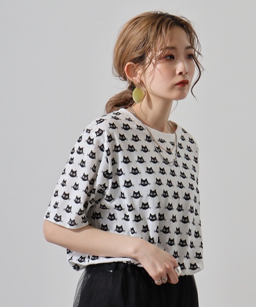 FUNALIVE(ファンアライブ)の「総柄 半袖Tシャツ(Tシャツ/カットソー・メンズ・オフホワイト/グレー/ホワイト系1/ホワイト系2/グレー系2/グレー系1・L/LL/M)」の15枚目の写真