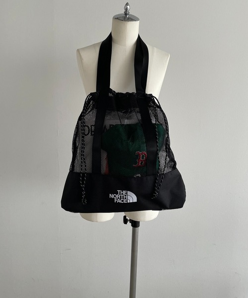 THE NORTH FACE（ザノースフェイス）の「【THE NORTH FACE】WL MESH BAG（トートバッグ・レディース・ブラック/ホワイト・FREE）」の8枚目の写真