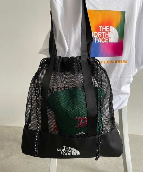 THE NORTH FACE（ザノースフェイス）の「【THE NORTH FACE】WL MESH BAG（トートバッグ・レディース・ブラック/ホワイト・FREE）」の3枚目の写真
