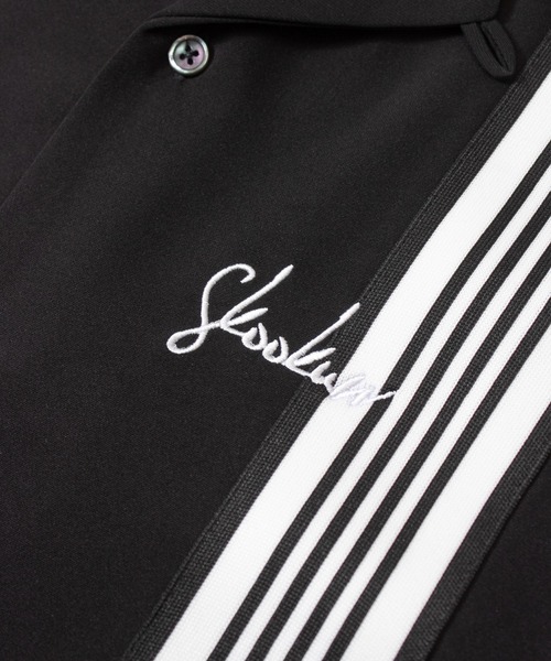 SKOOKUM（スクーカム）の「SK 開襟ラインSSシャツ（シャツ/ブラウス・メンズ・ブラック/ホワイト・M/L）」の6枚目の写真