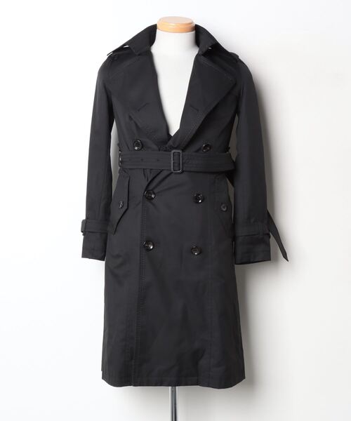 BURBERRY BLACK LABELL 先細 バーバリー トレンチコート ハーフ丈