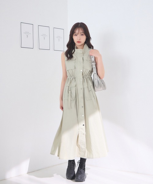 ANDGEEBEE（アンジービー）の「タックショルダーバッグ（ショルダーバッグ・レディース・シルバー/ブラック・FREE）」の9枚目の写真