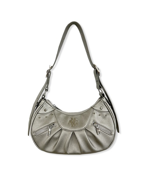 ANDGEEBEE（アンジービー）の「タックショルダーバッグ（ショルダーバッグ・レディース・シルバー/ブラック・FREE）」の20枚目の写真