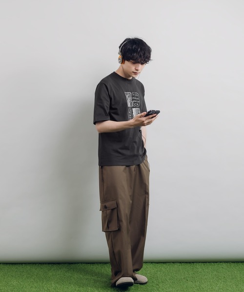 MUHET(ミュエータ)の「手書きアソートTシャツ(Tシャツ/カットソー・レディース・ベージュ/チャコールグレー/オフホワイト/レッド/ホワイト系その他・X-LARGE/MEDIUM)」の17枚目の写真