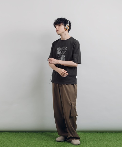 MUHET(ミュエータ)の「手書きアソートTシャツ(Tシャツ/カットソー・レディース・ベージュ/チャコールグレー/オフホワイト/レッド/ホワイト系その他・X-LARGE/MEDIUM)」の16枚目の写真