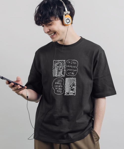 MUHET(ミュエータ)の「手書きアソートTシャツ(Tシャツ/カットソー・レディース・ベージュ/チャコールグレー/オフホワイト/レッド/ホワイト系その他・X-LARGE/MEDIUM)」の13枚目の写真