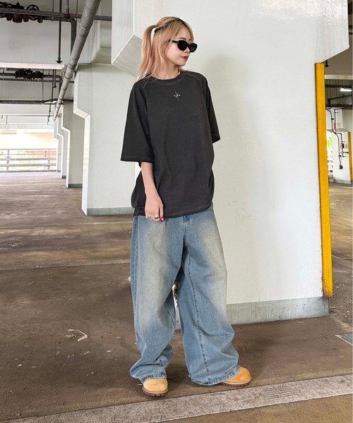 sedacle(セダクル)の「メタルプレート加工TEE(Tシャツ/カットソー・メンズ・ブラック/レッド/ブルー/チャコールグレー・LARGE/MEDIUM/SMALL)」の7枚目の写真
