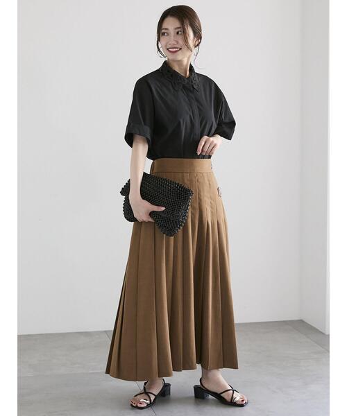 Te chichi(テチチ)の「ケミカルレースカラーシャツブラウス(シャツ/ブラウス・レディース・オフホワイト/ブラック/サックスブルー・F)」の8枚目の写真