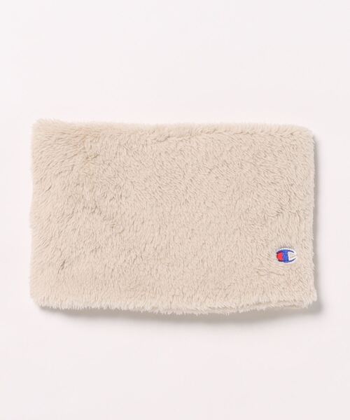 Champion(チャンピオン)の「Champion ボアネックウォーマー(ネックウォーマー/スヌード・キッズ・パープル/ミント/ベージュ/ブラウン/ピンク/ブラック・FREE)」の4枚目の写真