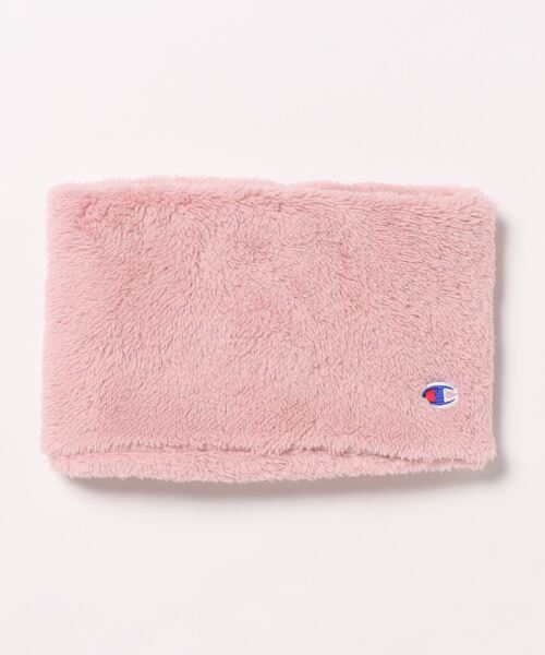 Champion(チャンピオン)の「Champion ボアネックウォーマー(ネックウォーマー/スヌード・キッズ・パープル/ミント/ベージュ/ブラウン/ピンク/ブラック・FREE)」の6枚目の写真