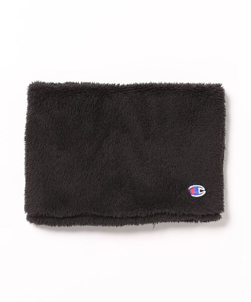 Champion(チャンピオン)の「Champion ボアネックウォーマー(ネックウォーマー/スヌード・キッズ・パープル/ミント/ベージュ/ブラウン/ピンク/ブラック・FREE)」の2枚目の写真
