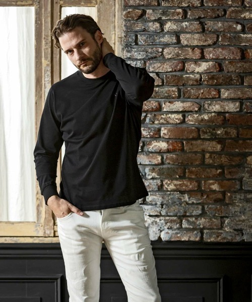 【セール】1PIU1UGUALE3 RELAX(ウノピゥウノウグァーレトレ リラックス)ラインストーンバックロゴロングTシャツ(Tシャツ/カットソー)|1PIU1UGUALE3 RELAX (ウノピゥウノウグァーレトレ リラックス) 【セール】1PIU1UGUALE3 RELAX(ウノピゥウノウグァーレトレ リラックス)ラインストーンバックロゴロングTシャツ(Tシャツ/カットソー)|1PIU1UGUALE3 RELAX (ウノピゥウノウグァーレトレ リラックス)