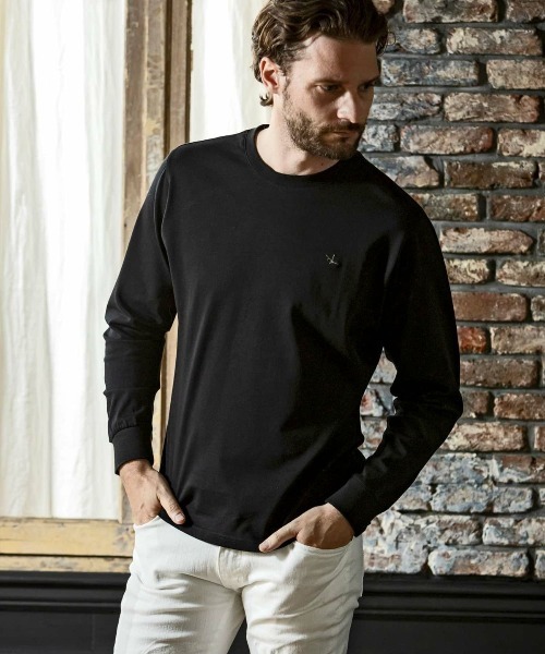 【セール】1PIU1UGUALE3 RELAX(ウノピゥウノウグァーレトレ リラックス)ラインストーンバックロゴロングTシャツ(Tシャツ/カットソー)|1PIU1UGUALE3 RELAX (ウノピゥウノウグァーレトレ リラックス) 【セール】1PIU1UGUALE3 RELAX(ウノピゥウノウグァーレトレ リラックス)ラインストーンバックロゴロングTシャツ(Tシャツ/カットソー)|1PIU1UGUALE3 RELAX (ウノピゥウノウグァーレトレ リラックス)