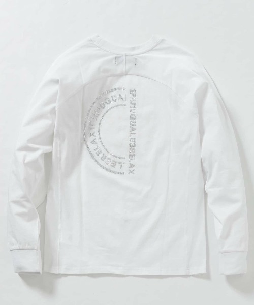 【セール】1PIU1UGUALE3 RELAX(ウノピゥウノウグァーレトレ リラックス)ラインストーンバックロゴロングTシャツ(Tシャツ/カットソー)|1PIU1UGUALE3 RELAX (ウノピゥウノウグァーレトレ リラックス) 【セール】1PIU1UGUALE3 RELAX(ウノピゥウノウグァーレトレ リラックス)ラインストーンバックロゴロングTシャツ(Tシャツ/カットソー)|1PIU1UGUALE3 RELAX (ウノピゥウノウグァーレトレ リラックス)