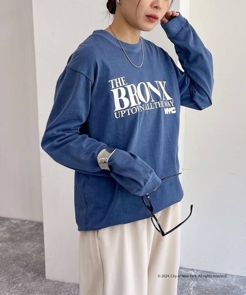 fredy emue(フレディエミュ)の「【GOOD ROCK SPEED/グッドロックスピード】NYCロンT(Tシャツ/カットソー・レディース・ネイビー・FREE)」の14枚目の写真