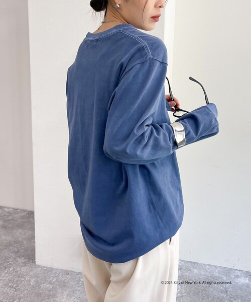 fredy emue(フレディエミュ)の「【GOOD ROCK SPEED/グッドロックスピード】NYCロンT(Tシャツ/カットソー・レディース・ネイビー・FREE)」の13枚目の写真