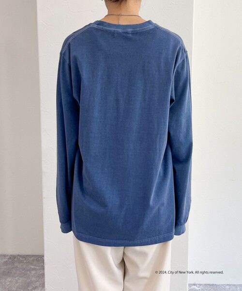 fredy emue(フレディエミュ)の「【GOOD ROCK SPEED/グッドロックスピード】NYCロンT(Tシャツ/カットソー・レディース・ネイビー・FREE)」の7枚目の写真