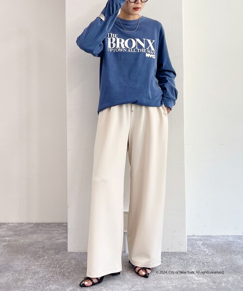 fredy emue(フレディエミュ)の「【GOOD ROCK SPEED/グッドロックスピード】NYCロンT(Tシャツ/カットソー・レディース・ネイビー・FREE)」の6枚目の写真