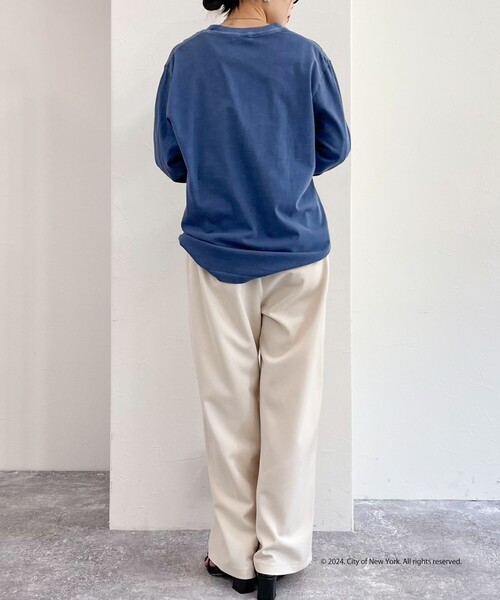 fredy emue(フレディエミュ)の「【GOOD ROCK SPEED/グッドロックスピード】NYCロンT(Tシャツ/カットソー・レディース・ネイビー・FREE)」の4枚目の写真