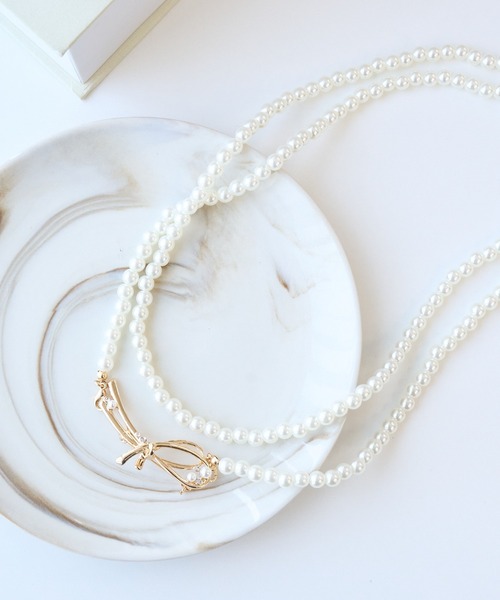 ROPE' PICNIC（ロペピクニック）の「マルチウェイセパレートパールネックレス＆ブローチ（ネックレス・レディース・ゴールド系その他/ゴールド・FREE）」の2枚目の写真