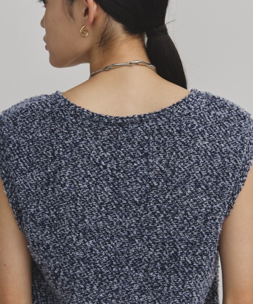 MERLOT（メルロー）の「メランジベスト（ベスト・レディース・ブラウン/ネイビー・FREE）」の5枚目の写真