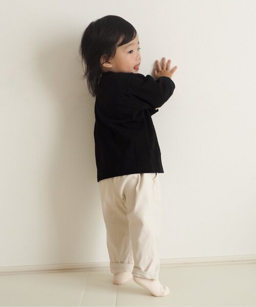 apres les cours（アプレレクール）の「7days Style/モチーフフレアTシャツ（Tシャツ/カットソー・キッズ・レッド/ラベンダー/ネイビー/ブラック/アイボリー/グレー・80/90/100/110/120/130/140）」の19枚目の写真