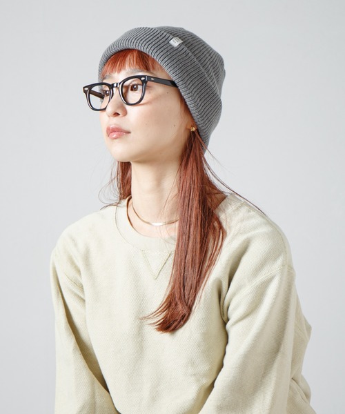 RACAL(ラカル)の「2way Plain Color Knit Beanie / 2ウェイプレーンカラーニットビーニー(ニットキャップ/ビーニー・レディース・ブラック/ベージュ/ブラウン/グレー/ピンク/オレンジ/ブルー/アイボリー/オリーブ/パープル・FREE)」の3枚目の写真