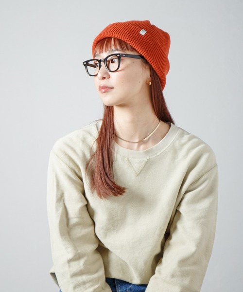 RACAL(ラカル)の「2way Plain Color Knit Beanie / 2ウェイプレーンカラーニットビーニー(ニットキャップ/ビーニー・レディース・ブラック/ベージュ/ブラウン/グレー/ピンク/オレンジ/ブルー/アイボリー/オリーブ/パープル・FREE)」の10枚目の写真