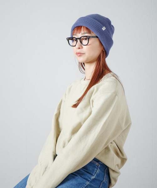 RACAL(ラカル)の「2way Plain Color Knit Beanie / 2ウェイプレーンカラーニットビーニー(ニットキャップ/ビーニー・レディース・ブラック/ベージュ/ブラウン/グレー/ピンク/オレンジ/ブルー/アイボリー/オリーブ/パープル・FREE)」の7枚目の写真