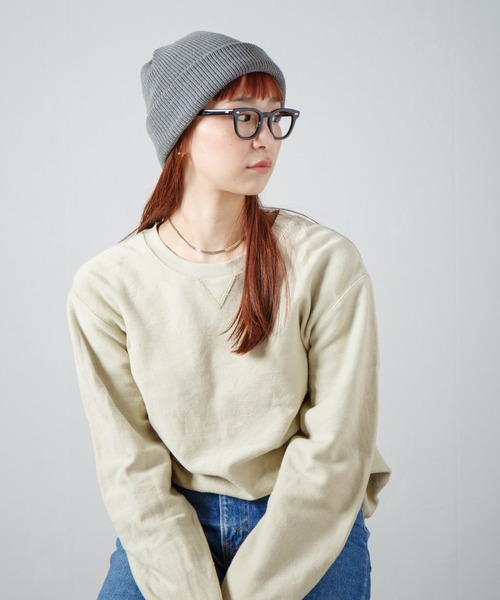 RACAL(ラカル)の「2way Plain Color Knit Beanie / 2ウェイプレーンカラーニットビーニー(ニットキャップ/ビーニー・レディース・ブラック/ベージュ/ブラウン/グレー/ピンク/オレンジ/ブルー/アイボリー/オリーブ/パープル・FREE)」の14枚目の写真