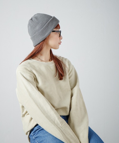 RACAL(ラカル)の「2way Plain Color Knit Beanie / 2ウェイプレーンカラーニットビーニー(ニットキャップ/ビーニー・レディース・ブラック/ベージュ/ブラウン/グレー/ピンク/オレンジ/ブルー/アイボリー/オリーブ/パープル・FREE)」の16枚目の写真