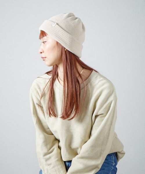 RACAL(ラカル)の「2way Plain Color Knit Beanie / 2ウェイプレーンカラーニットビーニー(ニットキャップ/ビーニー・レディース・ブラック/ベージュ/ブラウン/グレー/ピンク/オレンジ/ブルー/アイボリー/オリーブ/パープル・FREE)」の19枚目の写真