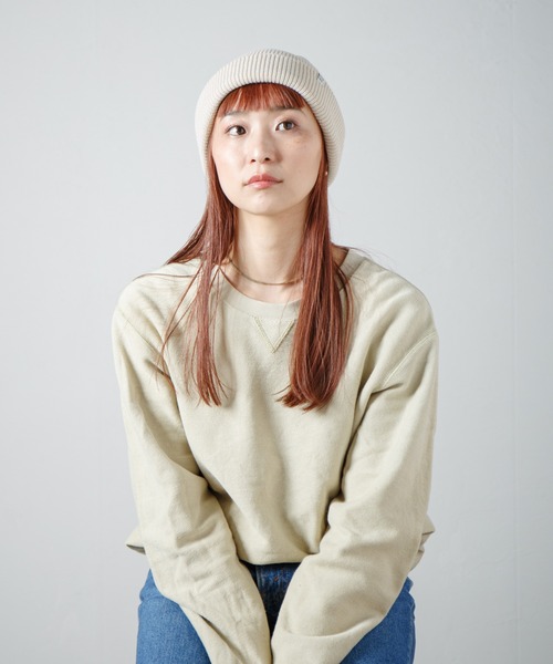RACAL(ラカル)の「2way Plain Color Knit Beanie / 2ウェイプレーンカラーニットビーニー(ニットキャップ/ビーニー・レディース・ブラック/ベージュ/ブラウン/グレー/ピンク/オレンジ/ブルー/アイボリー/オリーブ/パープル・FREE)」の21枚目の写真
