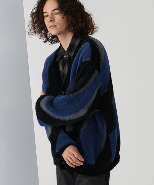 HARE(ハレ)の「アソートガラシャギーカーディガン(HARE)(カーディガン/ボレロ・メンズ・レッド/グレー/ブルー/ブラック・SMALL/MEDIUM)」の19枚目の写真