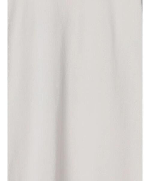 Samansa Mos2 blue（サマンサモスモスブルー）の「フロッキープリントロンT（Tシャツ/カットソー・レディース・チャコールグレー/シルバーグレー/オフホワイト・F）」の13枚目の写真