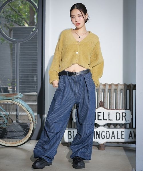 PBLIM(ページボーイリム)の「PBLIM/フェザーカーディガン(カーディガン/ボレロ・レディース・ブラック/レッド/イエロー・MEDIUM/SMALL)」の11枚目の写真