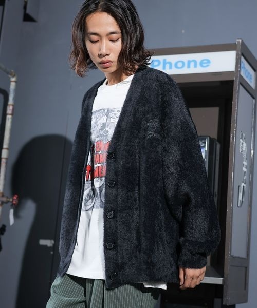 PBLIM(ページボーイリム)の「PBLIM/フェザーカーディガン(カーディガン/ボレロ・レディース・ブラック/レッド/イエロー・MEDIUM/SMALL)」の14枚目の写真