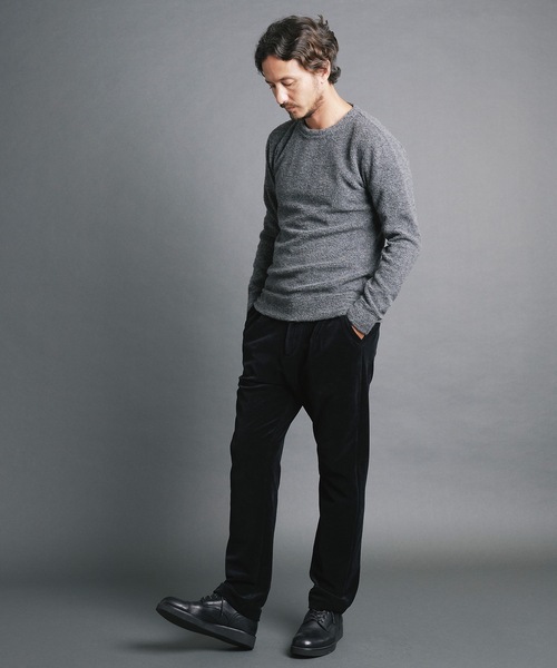 Magine(マージン)の「WOOL PILE KNITSAW L/S:ウールパイル ニットソー ロングスリーブ(ニット/セーター・メンズ・オートミール/ネイビー/チャコールグレー/ブラック・44/46/48)」の21枚目の写真