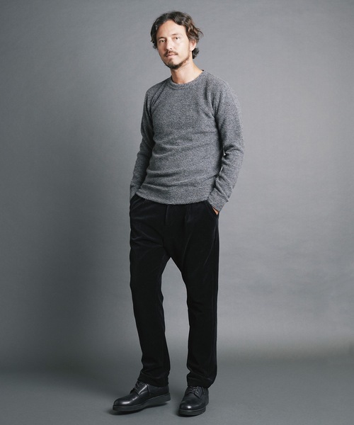 Magine(マージン)の「WOOL PILE KNITSAW L/S:ウールパイル ニットソー ロングスリーブ(ニット/セーター・メンズ・オートミール/ネイビー/チャコールグレー/ブラック・44/46/48)」の22枚目の写真