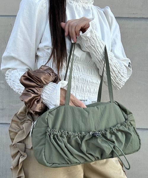 RUBY AND YOU（ルビーアンドユー）の「［select］ドロストショルダーバッグ（ショルダーバッグ・レディース・アイボリー/カーキ/ブラック・FREE）」の18枚目の写真