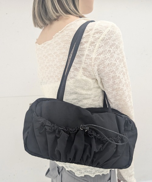 RUBY AND YOU（ルビーアンドユー）の「［select］ドロストショルダーバッグ（ショルダーバッグ・レディース・アイボリー/カーキ/ブラック・FREE）」の19枚目の写真