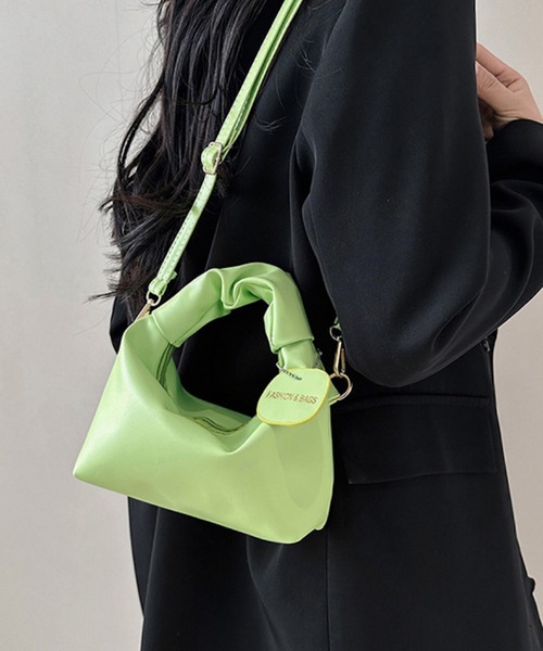 TONE SELECT GOODS(トーンセレクトグッズ)の「urbanfemine./PU2wayミニショルダーバッグ U7339(ショルダーバッグ・レディース・グリーン/ホワイト/ブラック・FREE)」の1枚目の写真