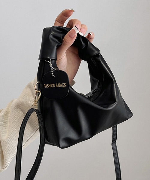 TONE SELECT GOODS(トーンセレクトグッズ)の「urbanfemine./PU2wayミニショルダーバッグ U7339(ショルダーバッグ・レディース・グリーン/ホワイト/ブラック・FREE)」の6枚目の写真