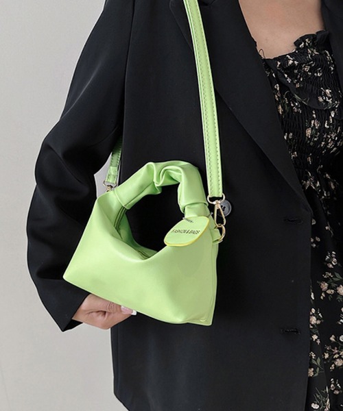 TONE SELECT GOODS(トーンセレクトグッズ)の「urbanfemine./PU2wayミニショルダーバッグ U7339(ショルダーバッグ・レディース・グリーン/ホワイト/ブラック・FREE)」の7枚目の写真