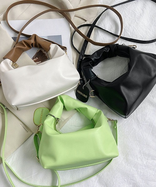 TONE SELECT GOODS(トーンセレクトグッズ)の「urbanfemine./PU2wayミニショルダーバッグ U7339(ショルダーバッグ・レディース・グリーン/ホワイト/ブラック・FREE)」の10枚目の写真