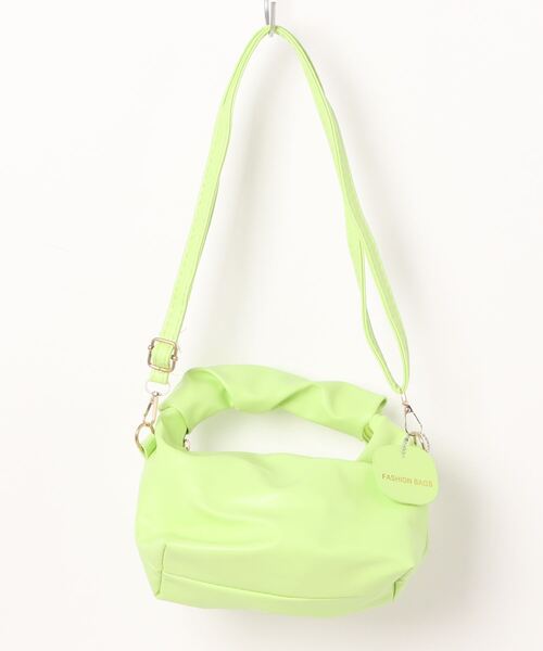 TONE SELECT GOODS(トーンセレクトグッズ)の「urbanfemine./PU2wayミニショルダーバッグ U7339(ショルダーバッグ・レディース・グリーン/ホワイト/ブラック・FREE)」の12枚目の写真