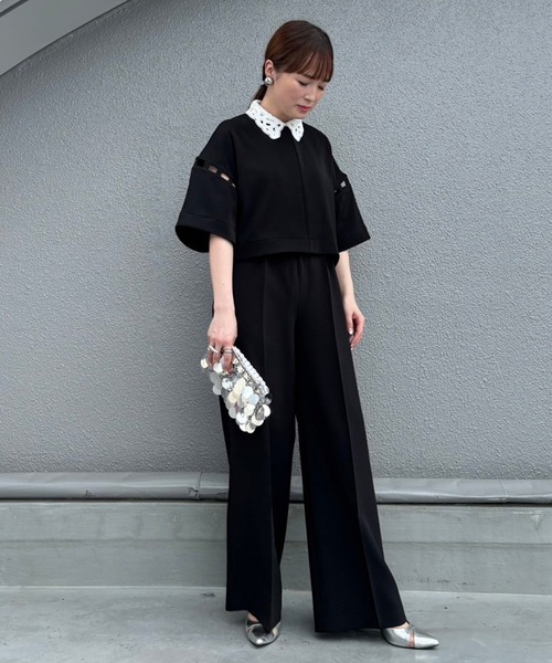 Narcissus（ナルシス）の「ワイドパンツ　ルーズパンツ（その他パンツ・レディース・ホワイト/ブラック・FREE）」の17枚目の写真