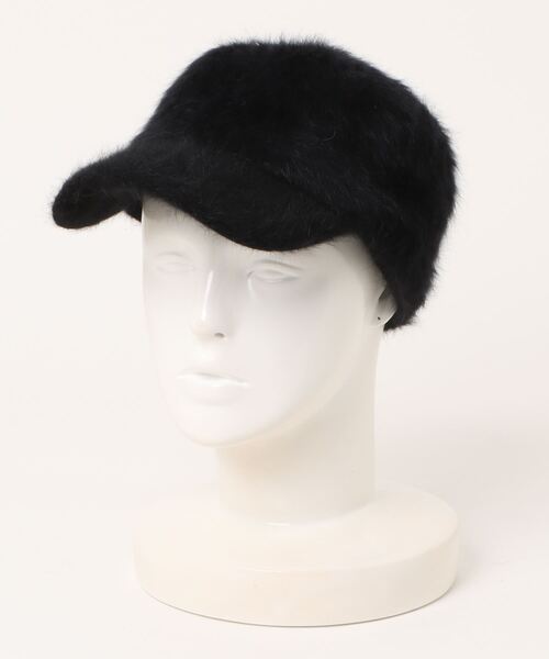 EDIT COLOGNE（エディットコロン）の「シャギーキャップ（キャップ・レディース・ホワイト/ブラック・ﾌﾘ-）」の2枚目の写真